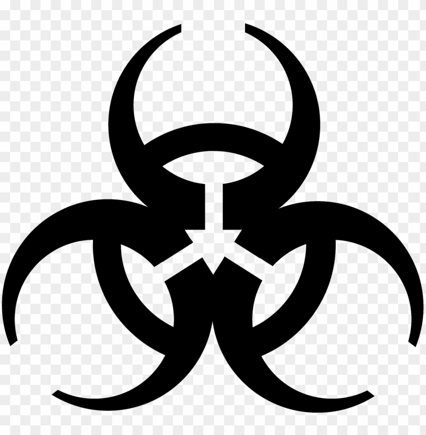 miscellaneous, symbols, biohazard simple symbol, 