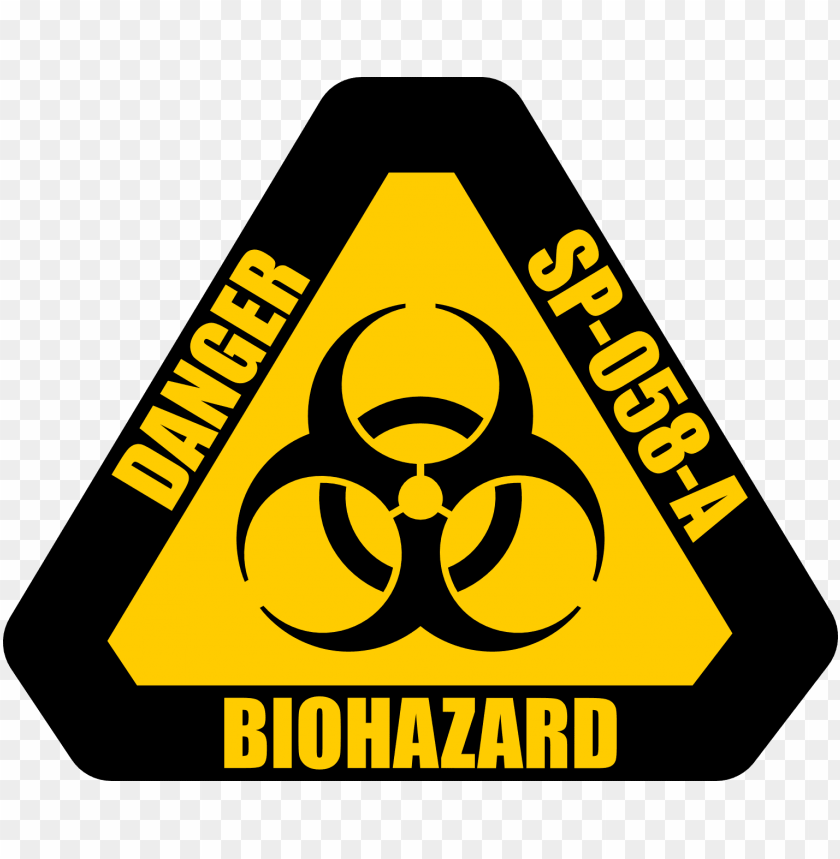 Biohazard Warning Label By Aliensquid On Clipart Library Biohazard Warni PNG Image With Transparent Background