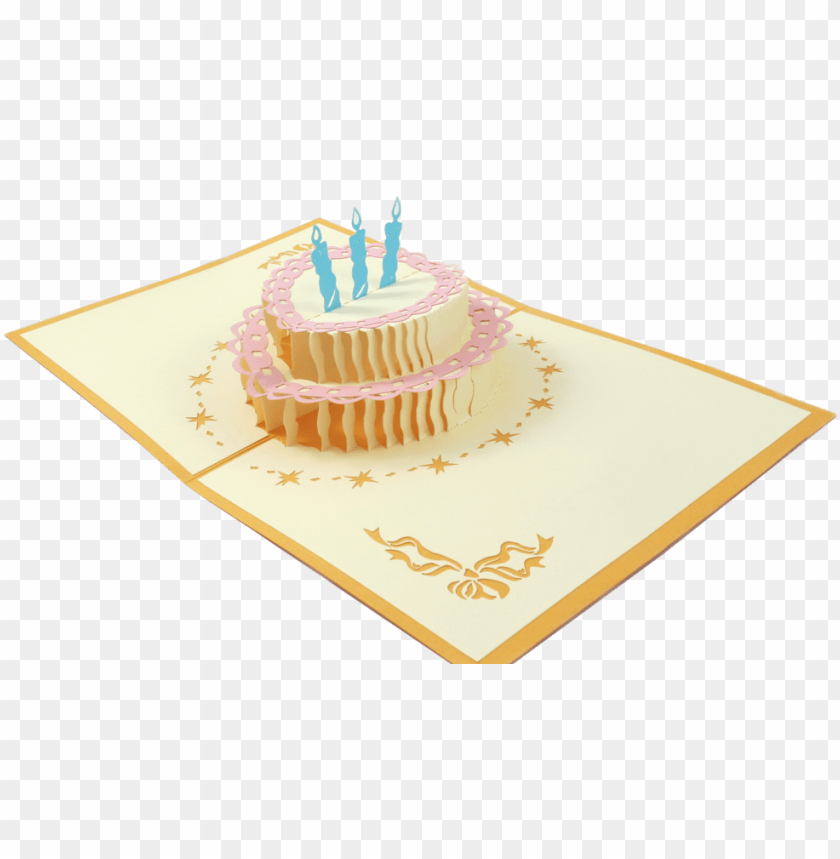 free PNG birthday cake 3d pop up card - birthday cake PNG image with transparent background PNG images transparent