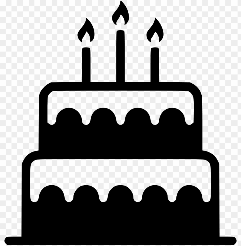 birthday cake candle sweet dessert comments - birthday cake svg file PNG image with transparent background@toppng.com