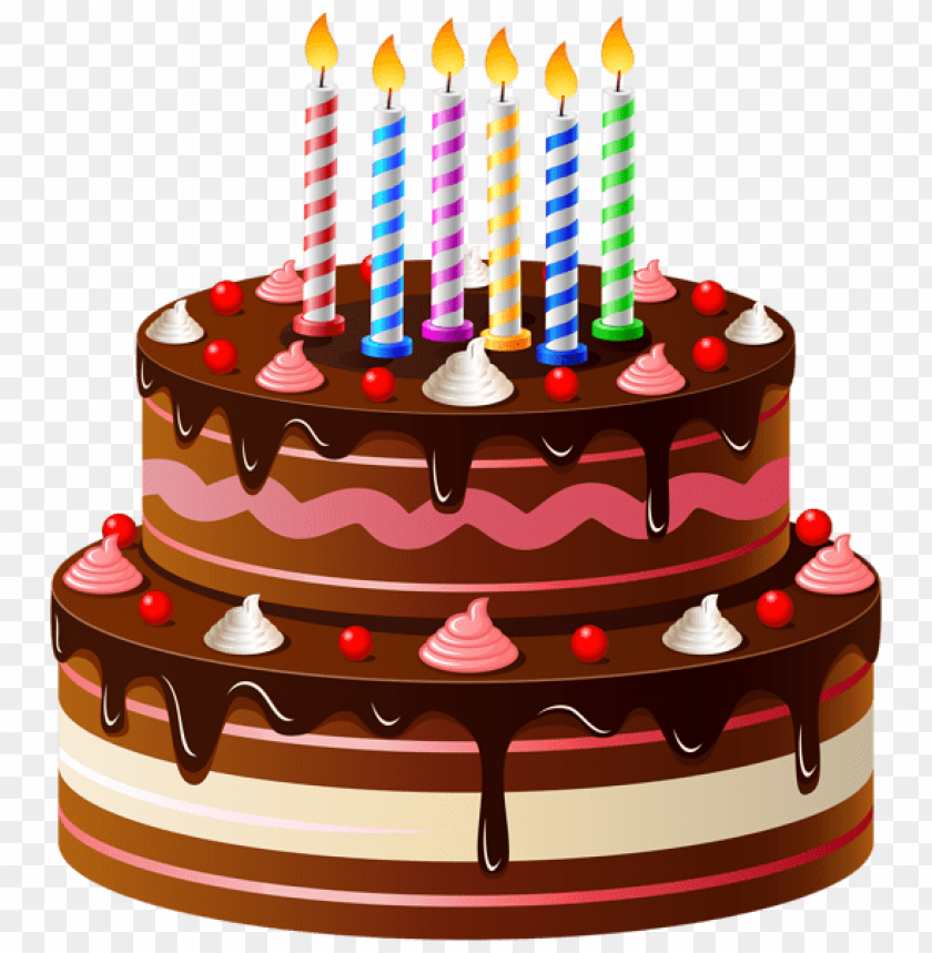Happy Birthday Cake Png, Transparent Png - vhv