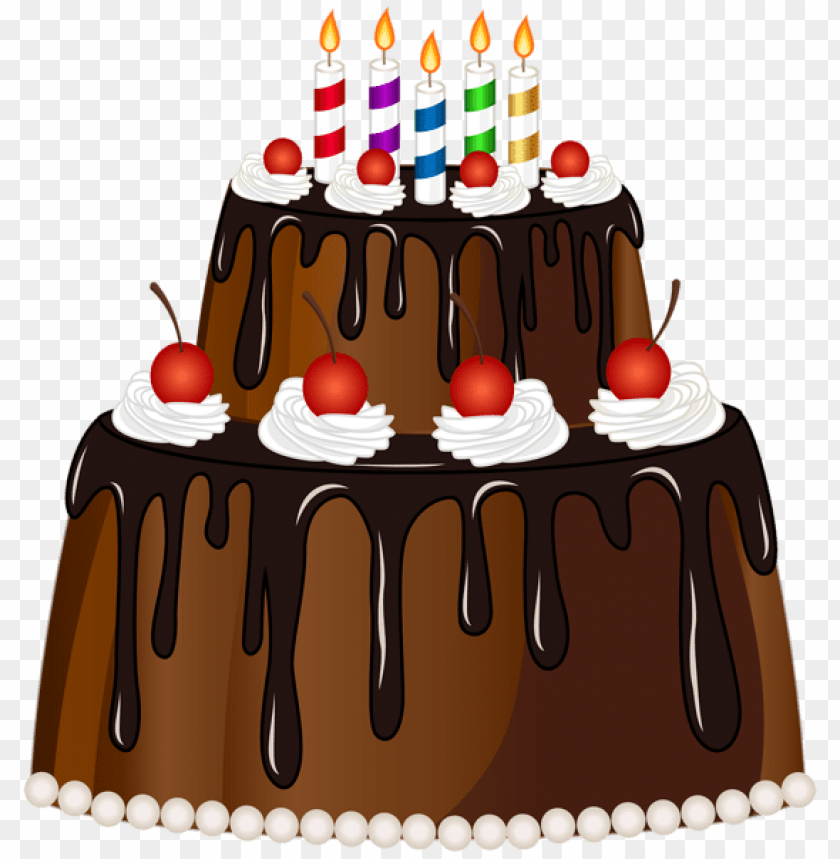 Download birthday cake with candles png images background | TOPpng