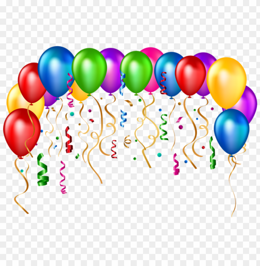 Download Birthday Party Balloons Transparent Png Images Background Toppng