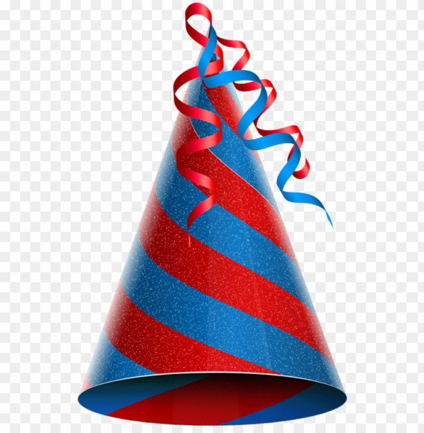 Download Birthday Party Hat Red Blue Png Images Background