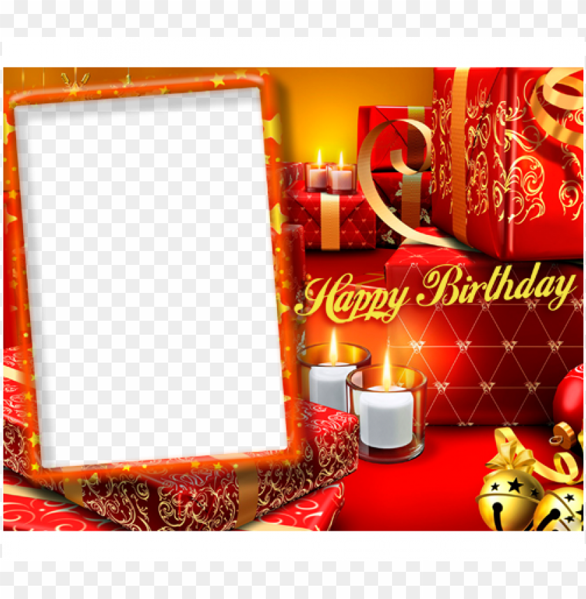 Birthday's Presents Happy Birthday Frame PNG Image With Transparent  Background | TOPpng