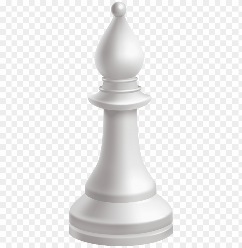 bishop white chess piece clipart png photo - 31365