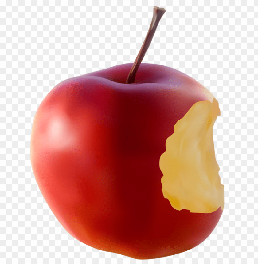 bitten apple red transparent png - Free PNG Images ID 47880