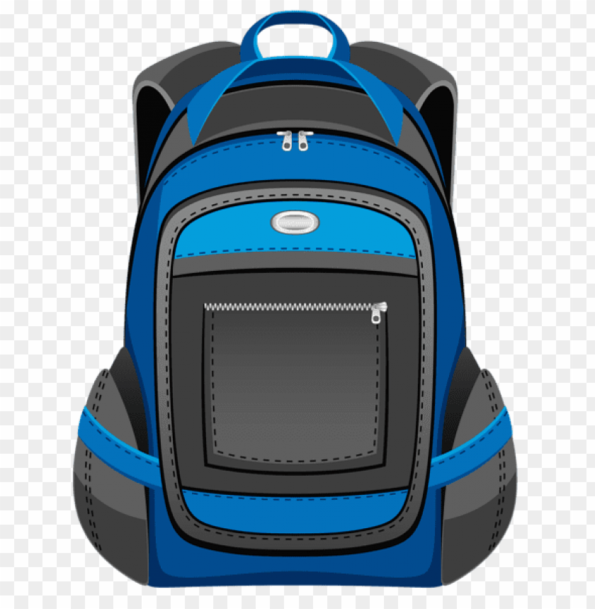 Download Black And Blue Backpack Png Vector Clipart Png Photo  