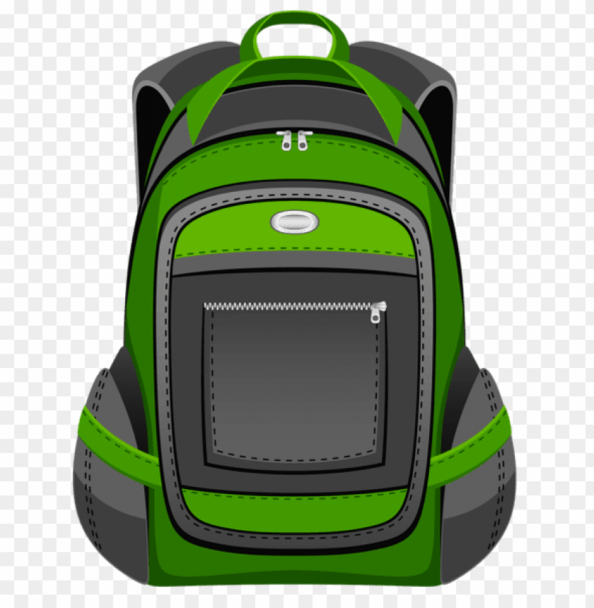 Download Black And Green Backpack Png Vector Clipart Png Photo  
