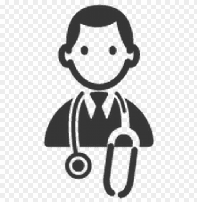 Black And White Doctor Clipart Png Image With Transparent Background Toppng