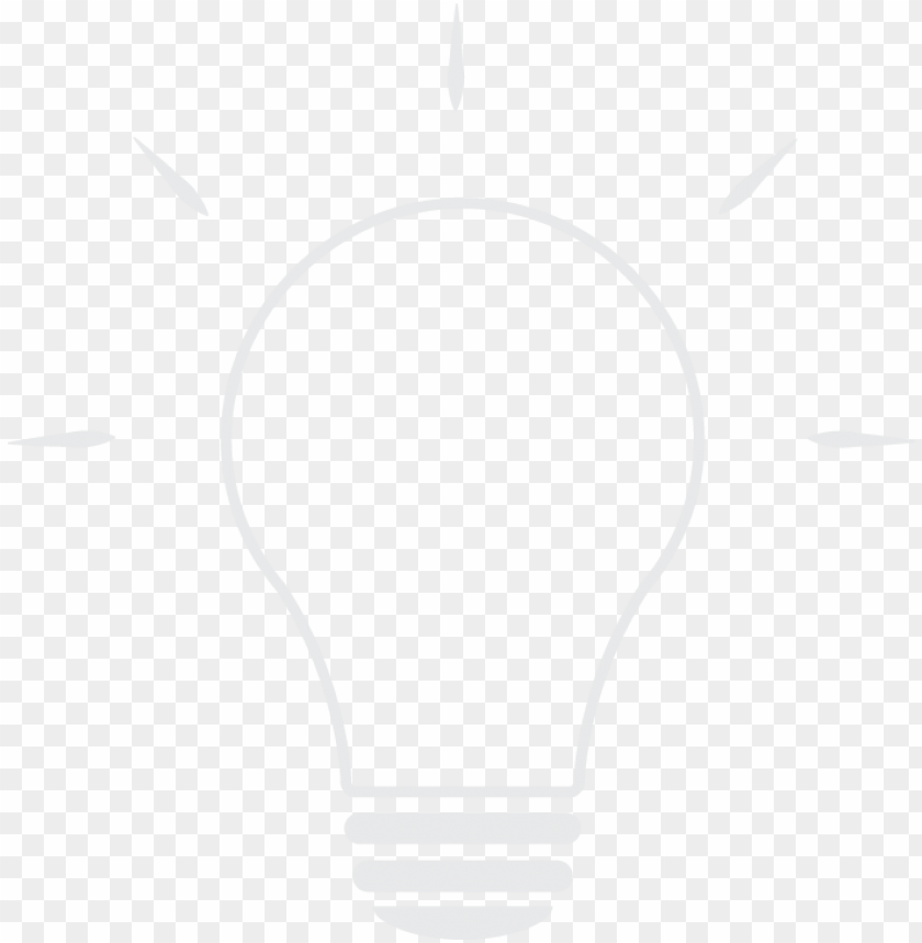 black and white lightbulb icon png download - idea bulb png white PNG image with transparent background@toppng.com