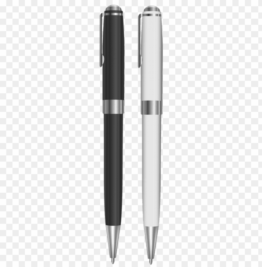 black and white pen transparent clipart png photo - 49039
