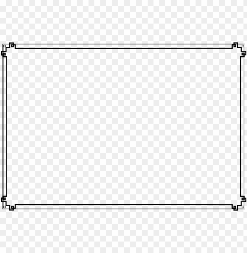 black border around pictures black out line box PNG transparent with Clear Background ID 230015