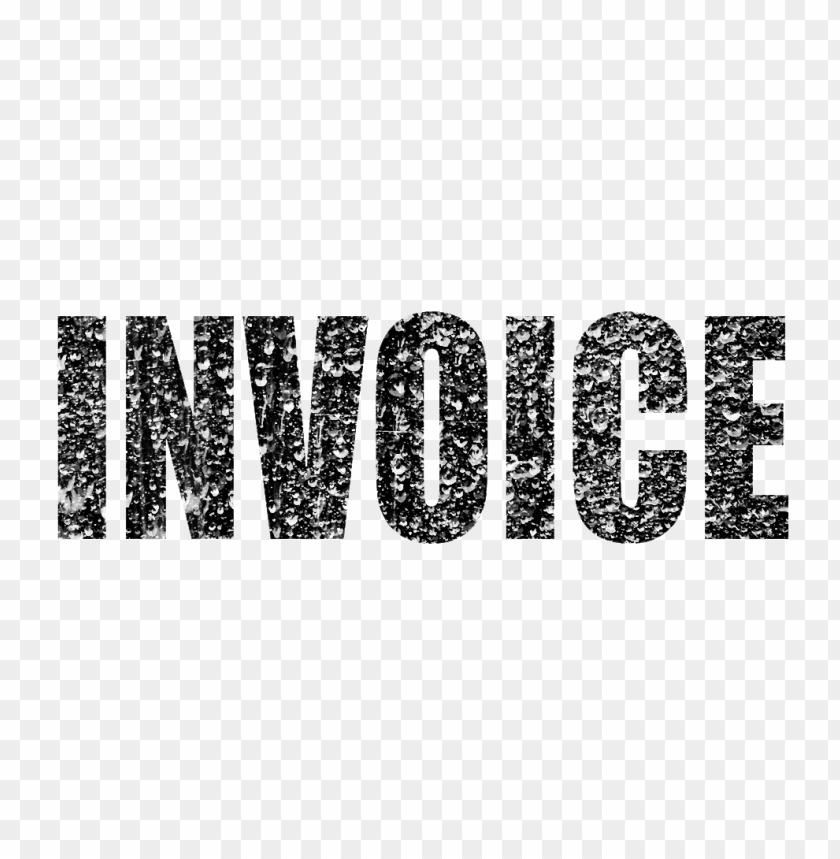 Black Business Invoice Word Stamp Effect PNG Image With Transparent Background@toppng.com