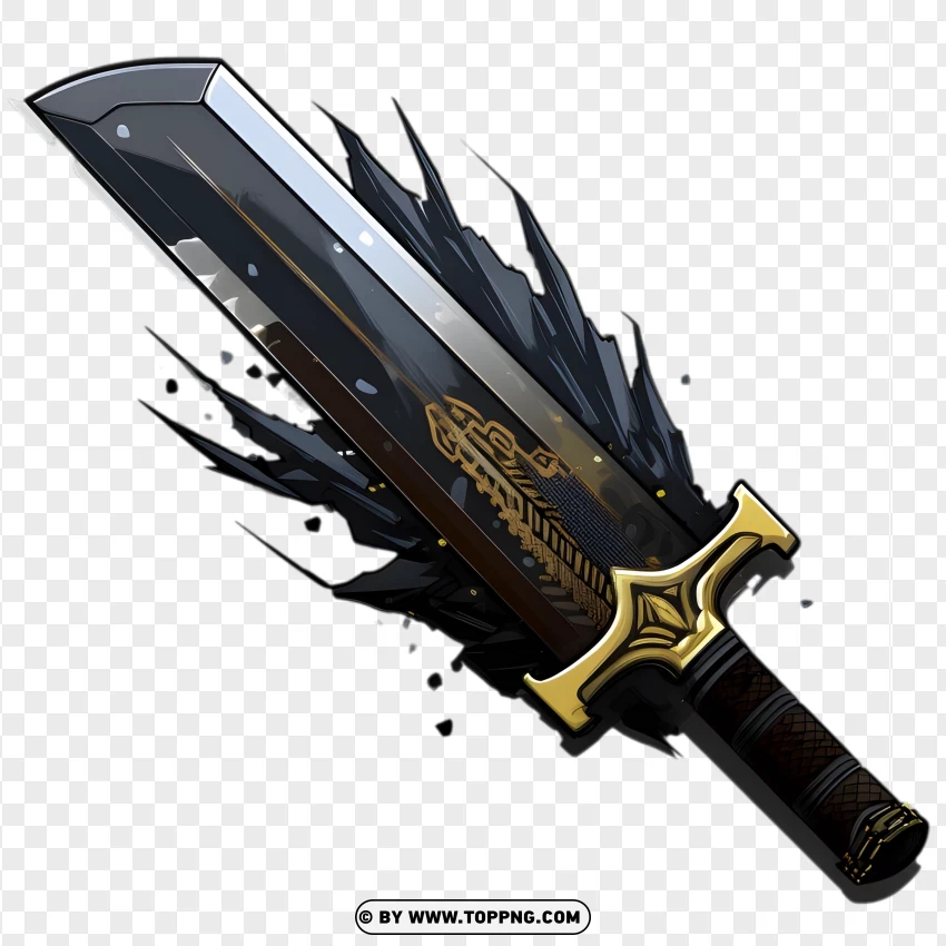 black Buster Sword Png Transparent