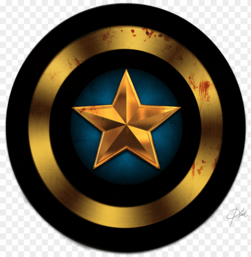 Black Captain America Shield Png Image With Transparent Background Toppng - captain america t shirt roblox png