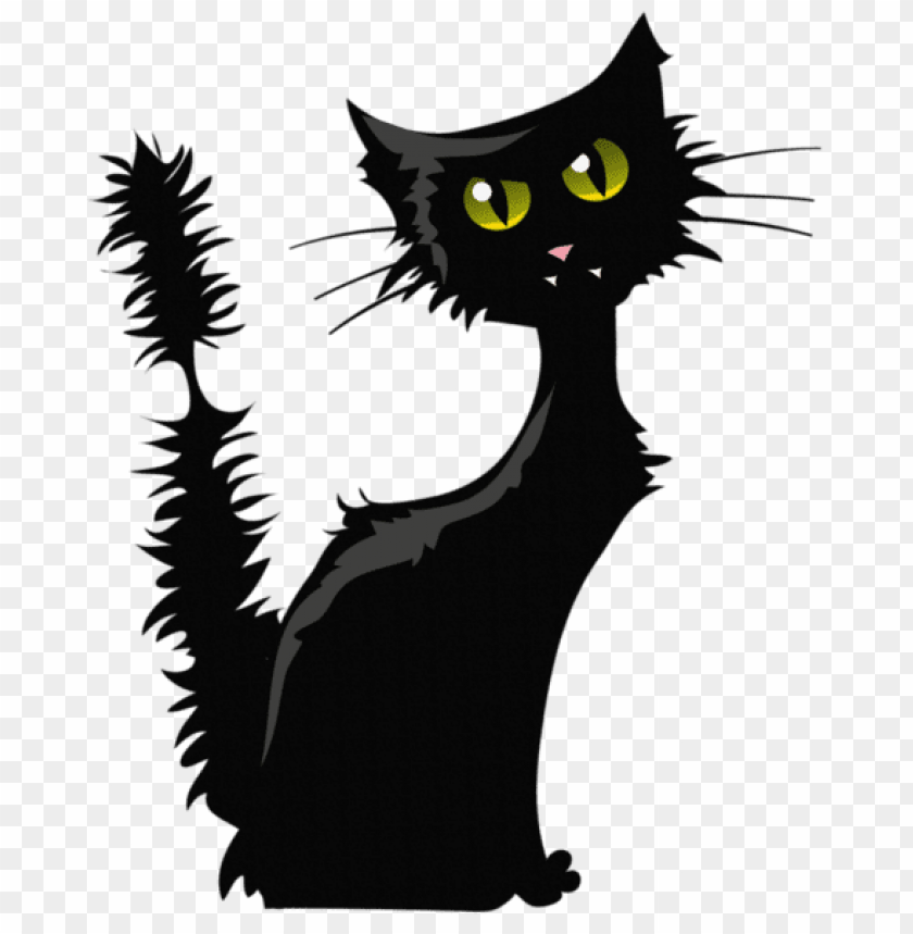 black cat png images background -  image ID is 56508
