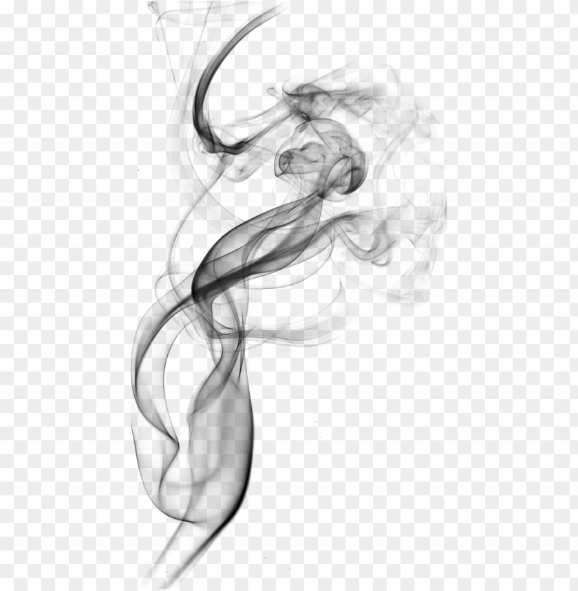 Black Curved Smoke Effect PNG Image With Transparent Background@toppng.com