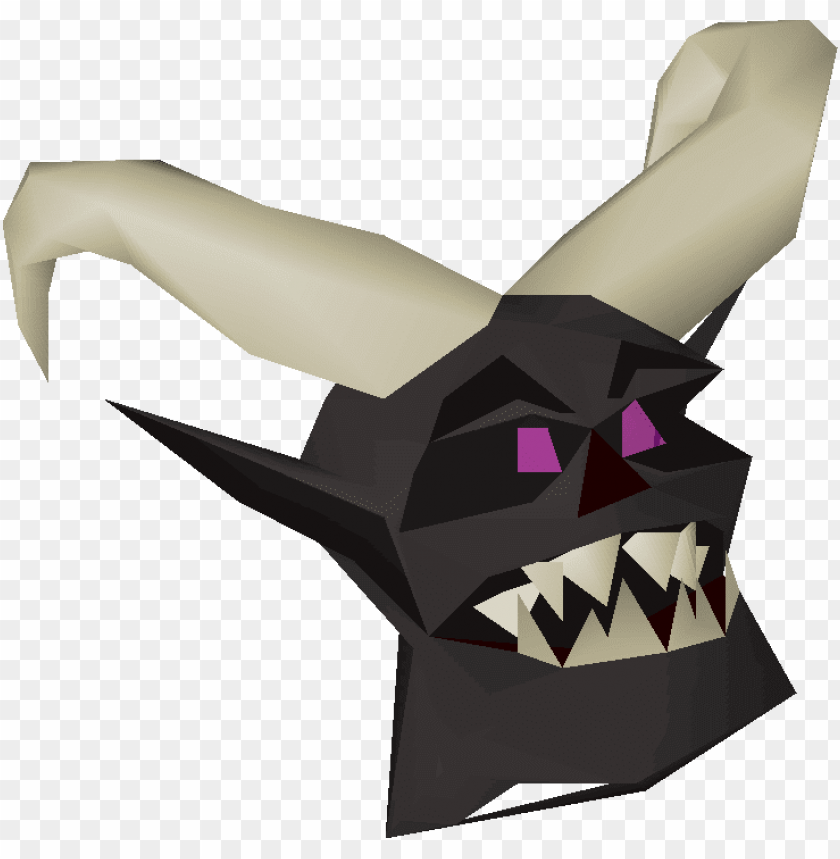 Black Demon Mask Detail Pornhub Png Image With Transparent