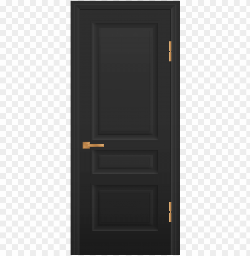 black, door