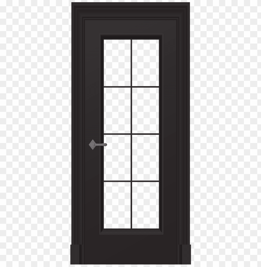black, door