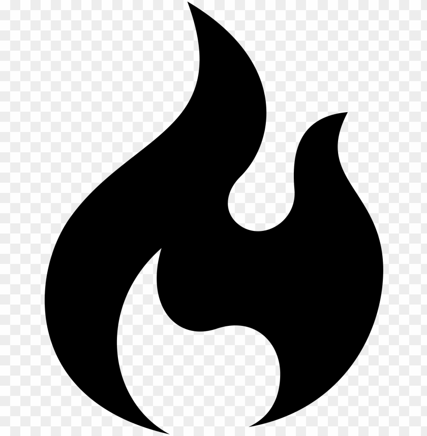 free PNG black flame icon - flame icon PNG image with transparent background PNG images transparent