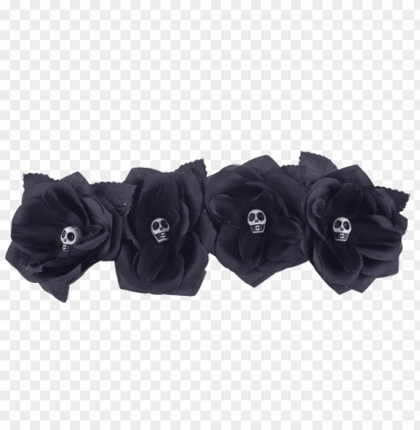black flower crown transparent, flower,flowercrown,transparent,black,blackflower,transpar