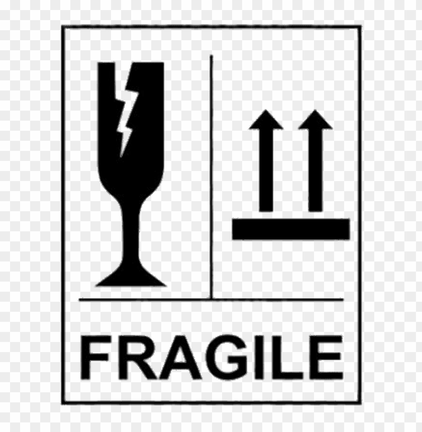 black fragile sign PNG image with transparent background@toppng.com