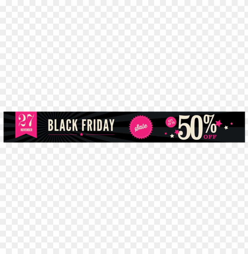 black friday 50 off banner clipart png photo - 53789