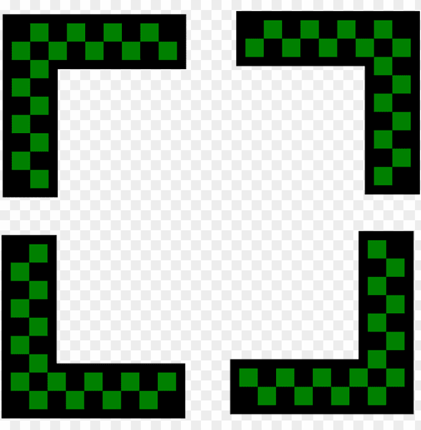 black green corner design border checkers com design of border line PNG transparent with Clear Background ID 277281