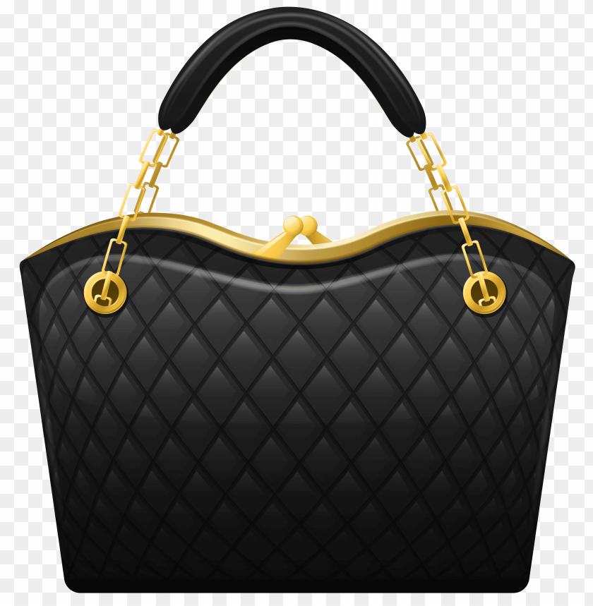 black, handbag