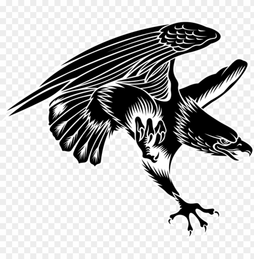 Download black hawk bird tattoo png - Free PNG Images | TOPpng
