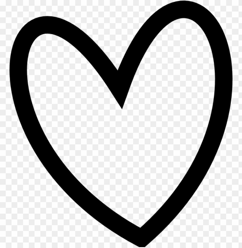 heart clipart black and white