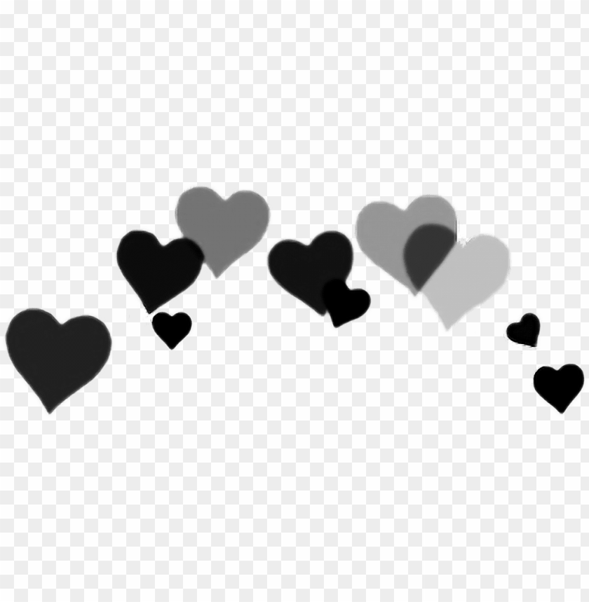 black #hearts #photography #photo #pretty #photobooth - black heart  aesthetic PNG image with transparent background | TOPpng