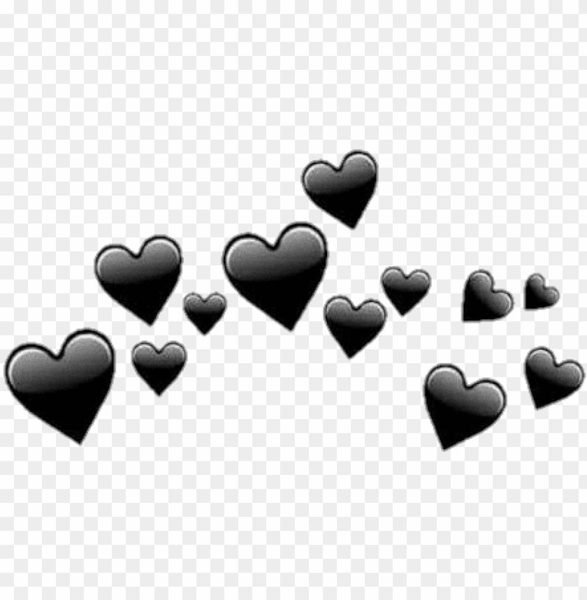 Black Hearts Tumblr Png Image With Transparent Background Toppng
