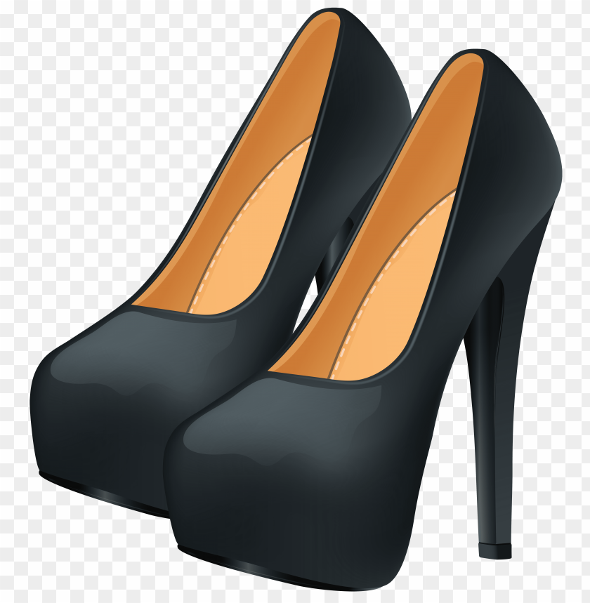 black, heels