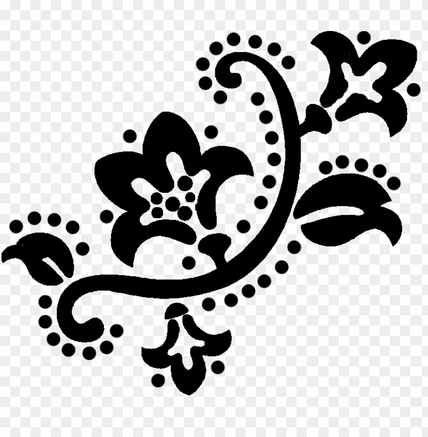 black henna tattoo PNG image with transparent background@toppng.com