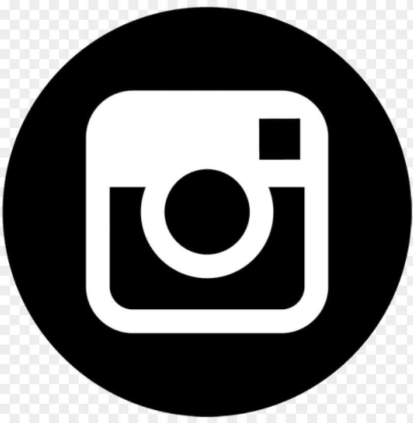 black instagram logo PNG transparent with Clear Background ID 78104