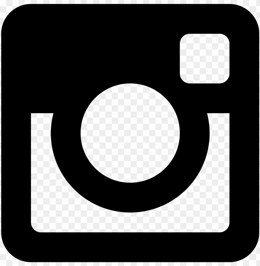 Instagram Logo Black And White Without Background