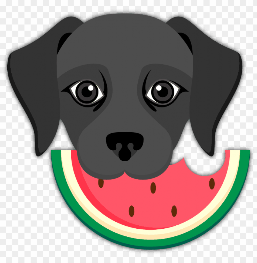 black labrador black dog emoji PNG image with transparent background@toppng.com