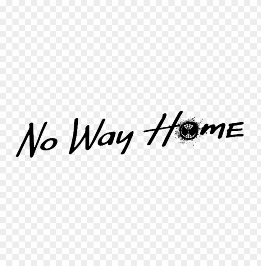 Black No Way Home Spider Man Logo PNG Image With Transparent Background@toppng.com