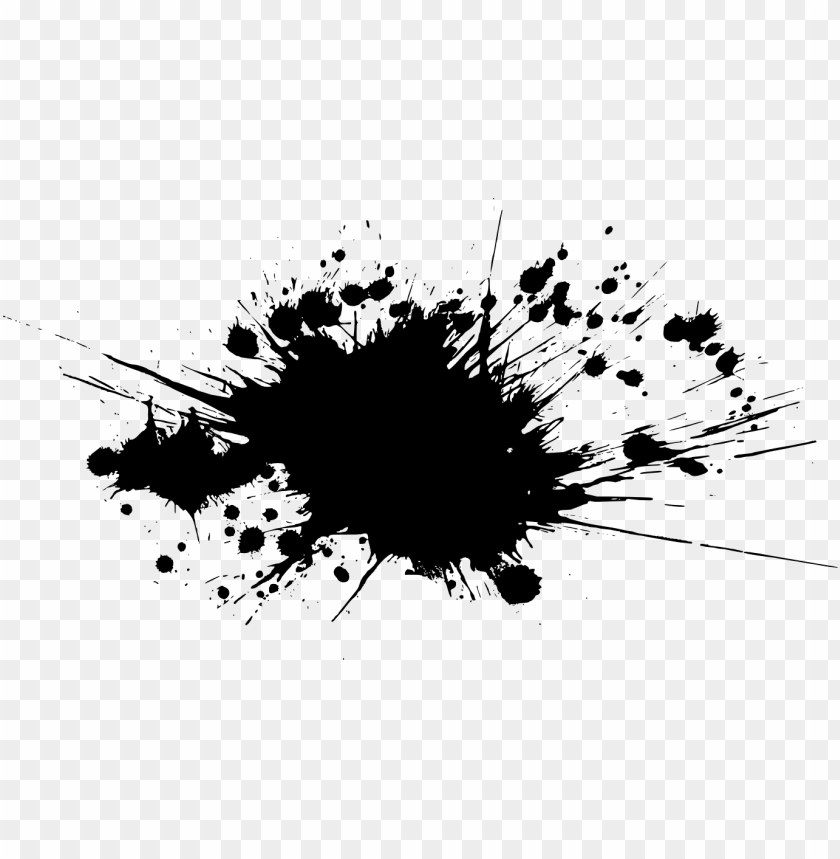 black paint splash png - picsart black and white background PNG image with  transparent background | TOPpng