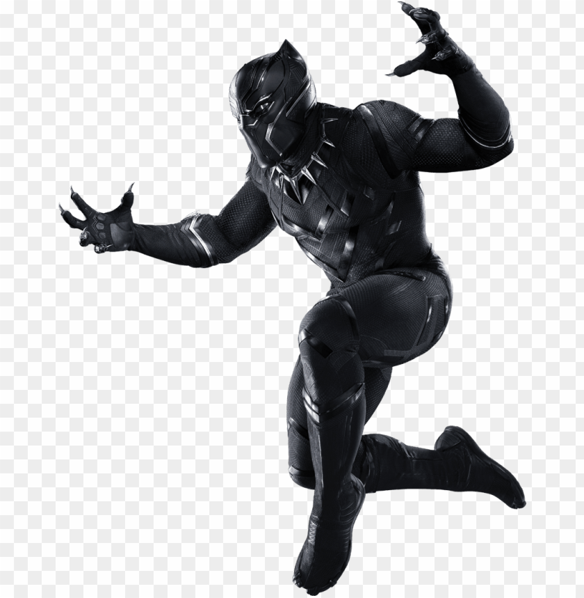 Black Panther Side PNG Transparent Background