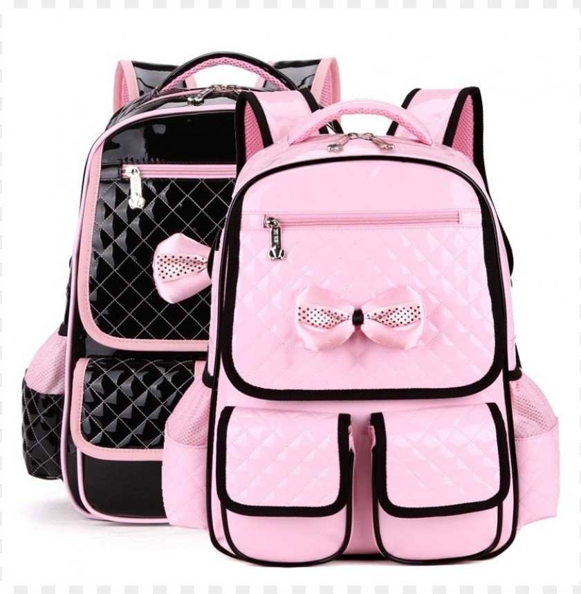 black school bags for high school girls PNG image with transparent background@toppng.com