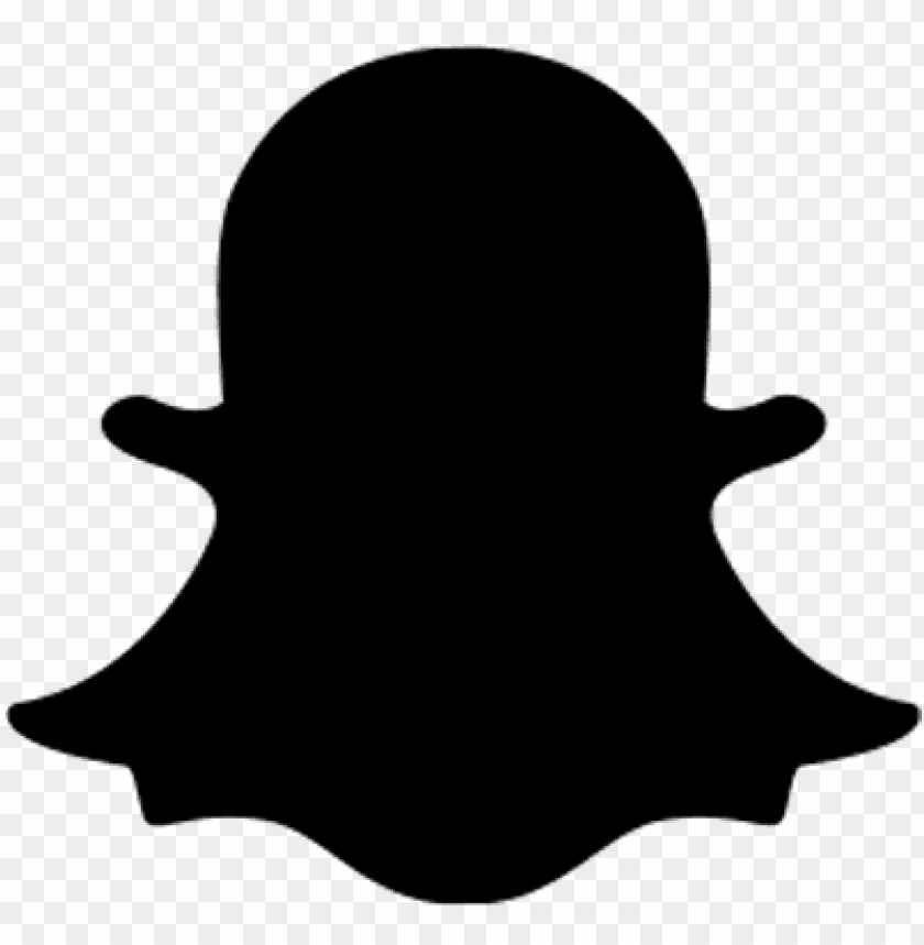 Black Snapchat Logo Png Image With Transparent Background Toppng