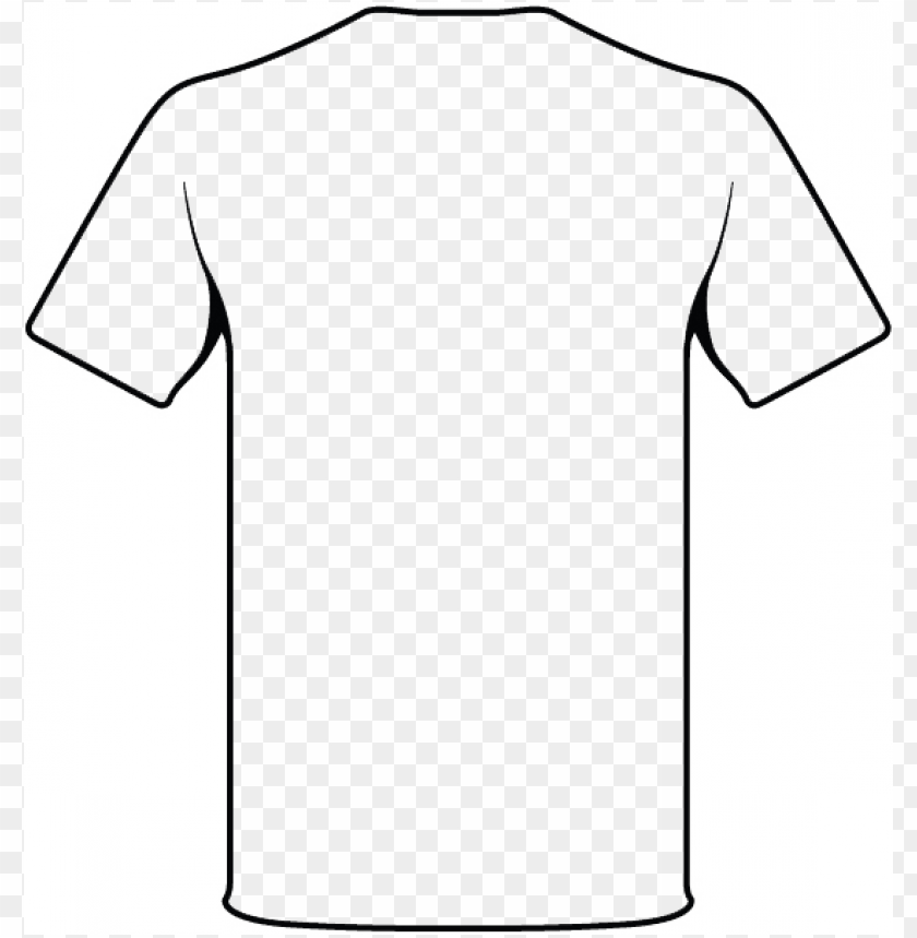 back t shirt template