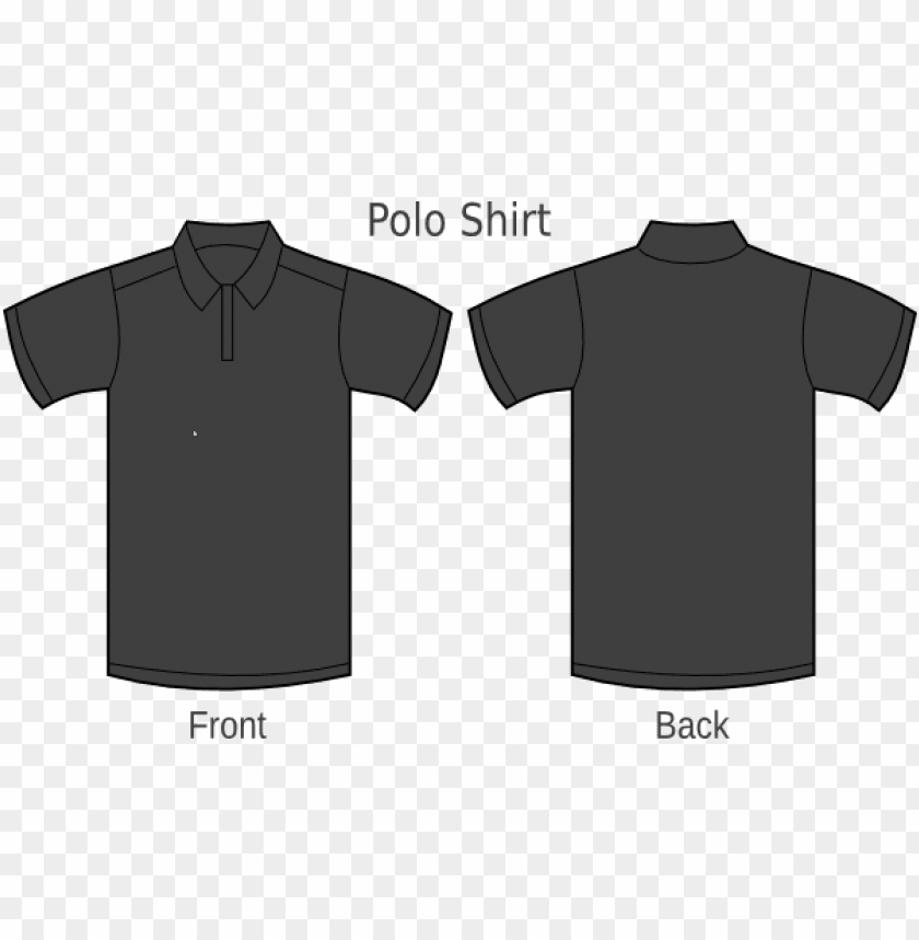 Black T Shirt Template Png Black V Neck Shirt Template Png Image