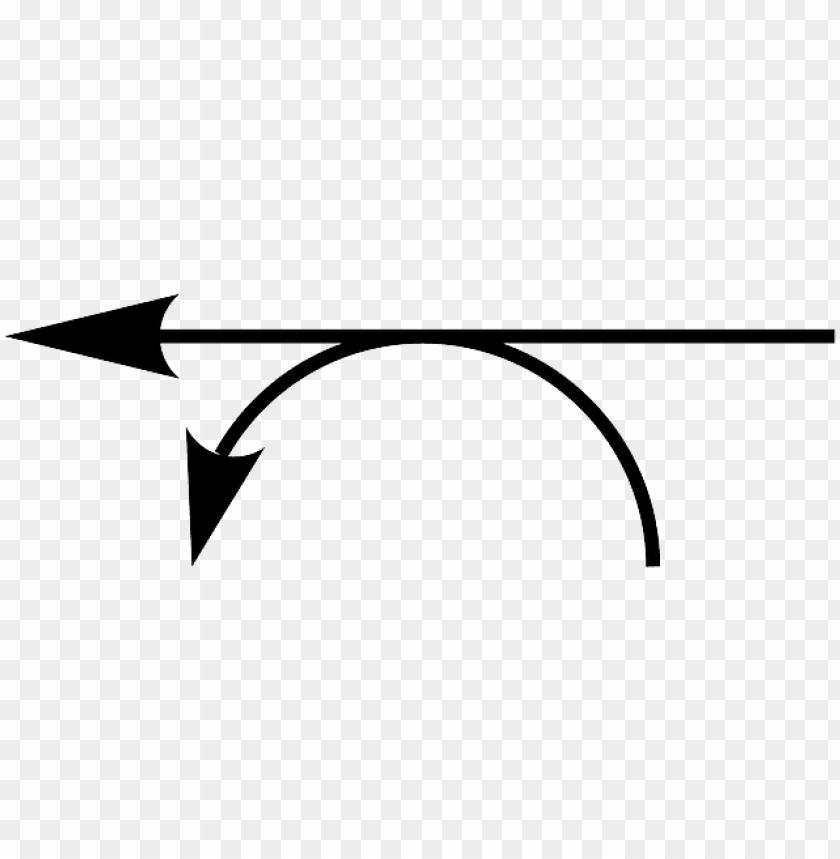 Line art arrow with black thin line. PNG with transparent background.  12493960 PNG