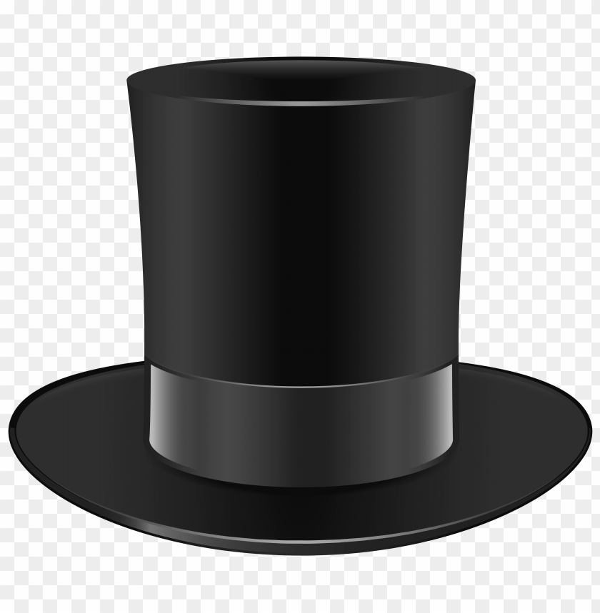black, hat, top