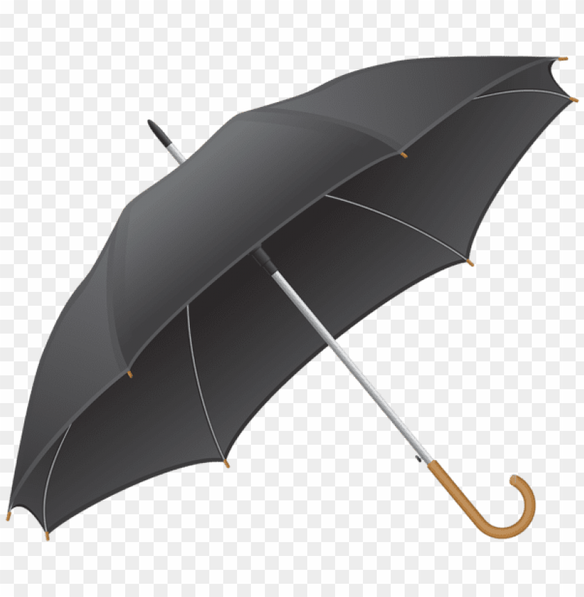 black umbrella transparent clipart png photo - 56379